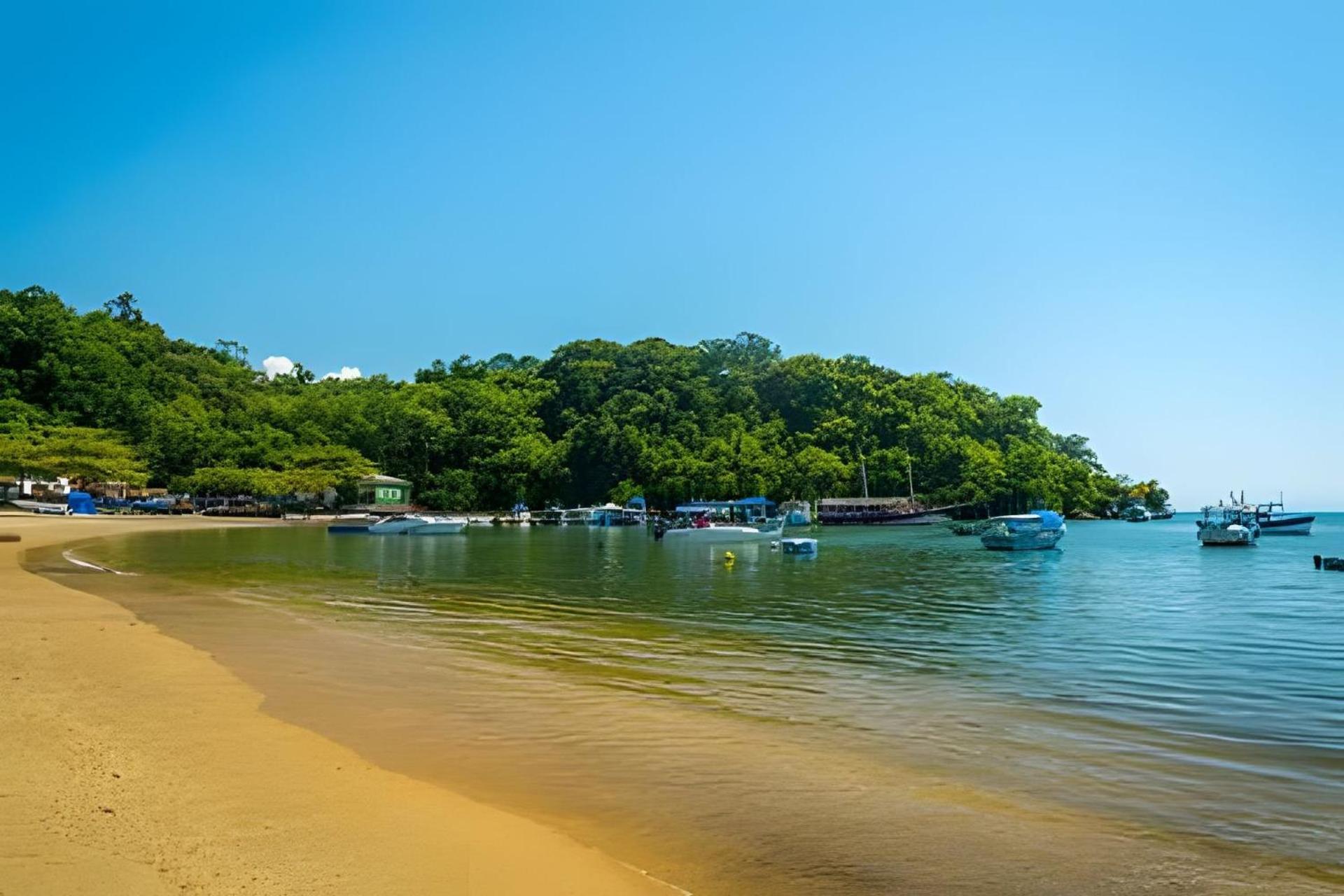 Linda Casa C/ Vista Pro Mar Na Praia Grande Em Parati Exterior foto