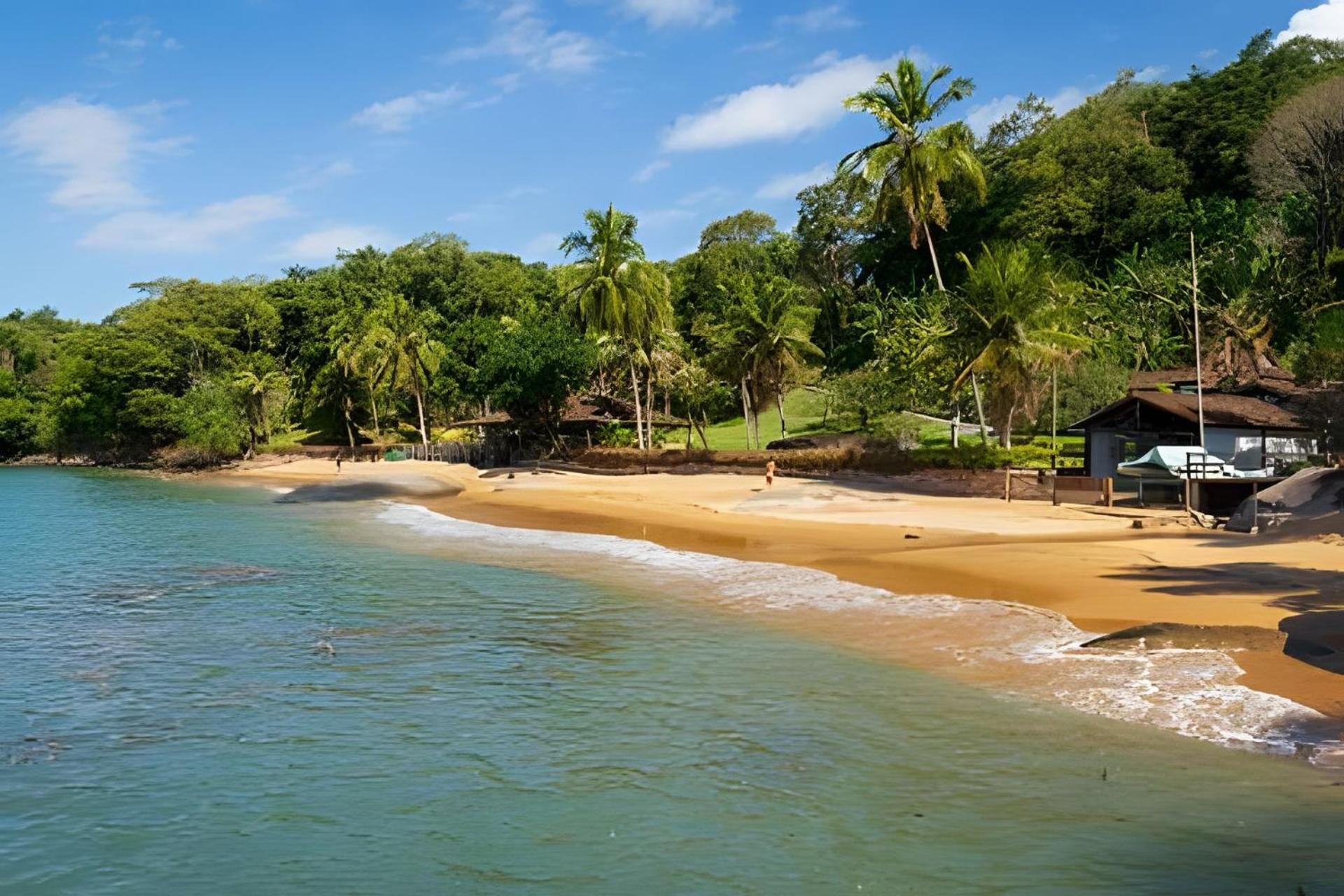 Linda Casa C/ Vista Pro Mar Na Praia Grande Em Parati Exterior foto